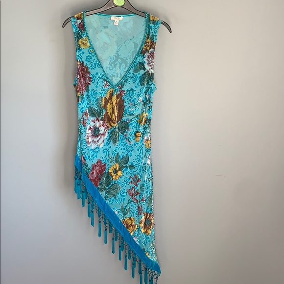 Cache Dresses & Skirts - Cache Ladies Asymmetrical Evening Dress